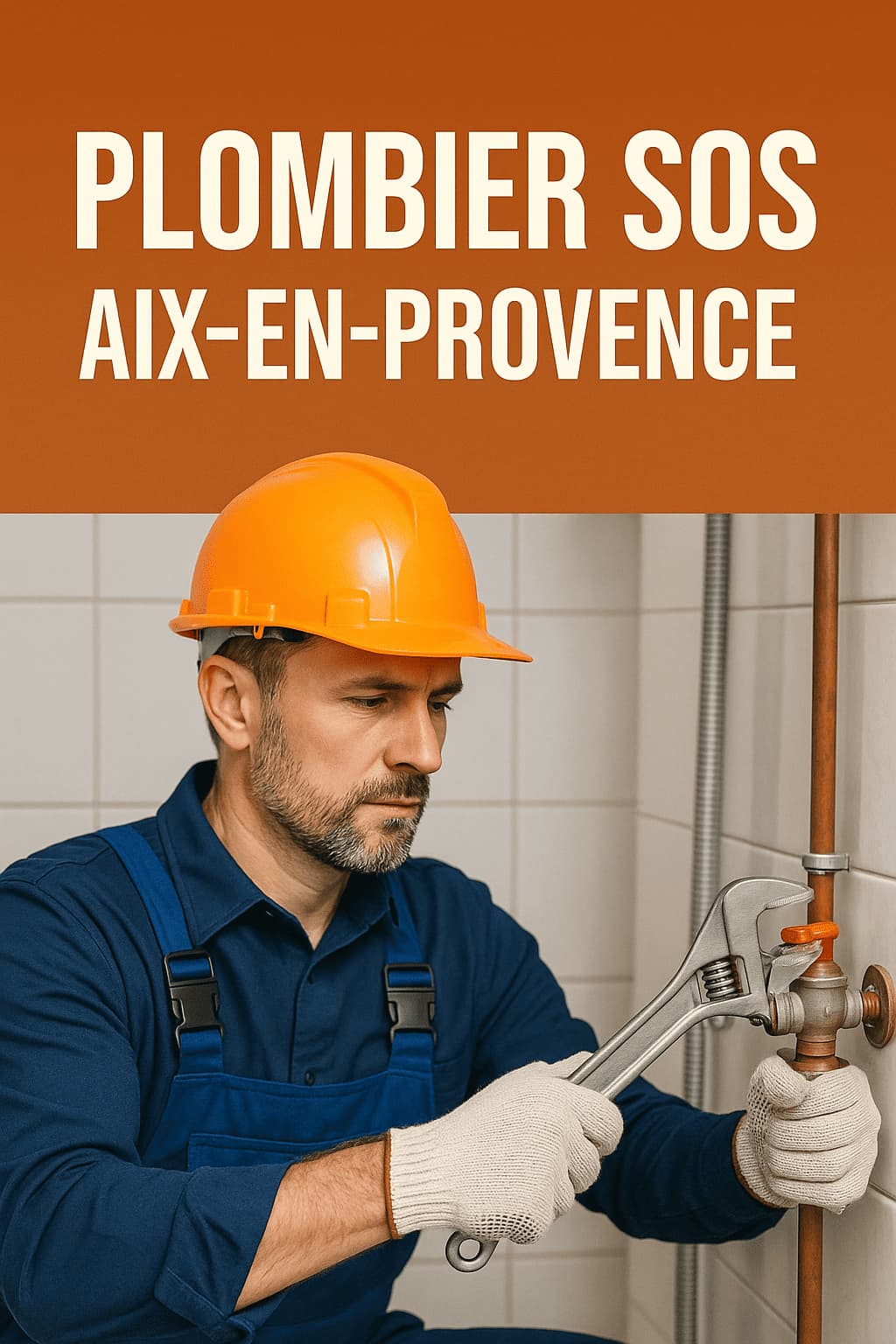 Plombier en intervention